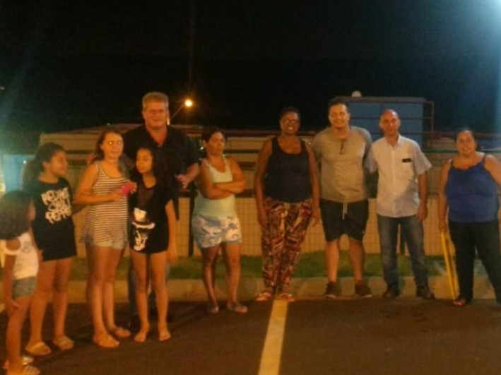 Paulo Monaro conversou com moradores do Joias de Santa Bárbara